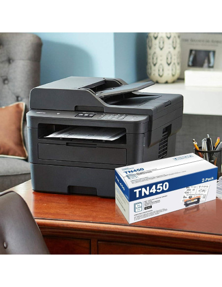 Cartucho de Tóner Negro TN-450 Aluminio 2-Pack Alto Rendimiento