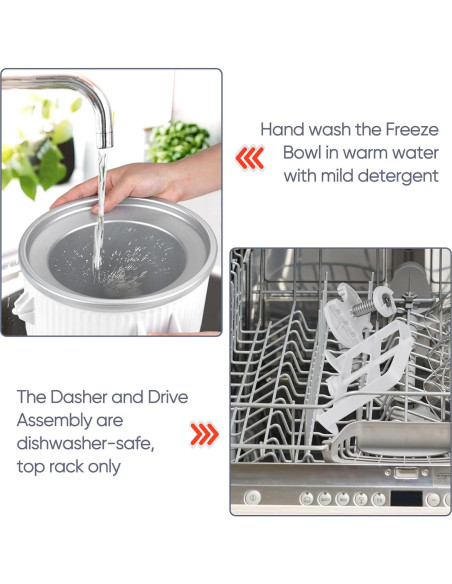 Hacedor de Helados Kitwanda 2 Cuartos para Batidora Kitchenaid