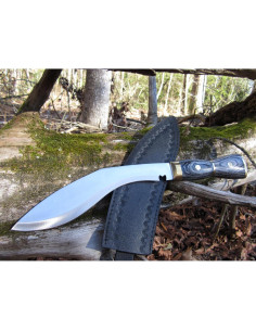 Cuchillo Kukri Rite Edge con Mango de Madera y Funda 2