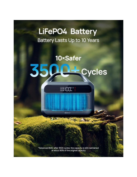 Estación de Energía Portátil Daran 600W 288Wh para Camping