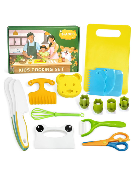 Conjunto de cuchillos para niños 17 piezas Chanking seguro