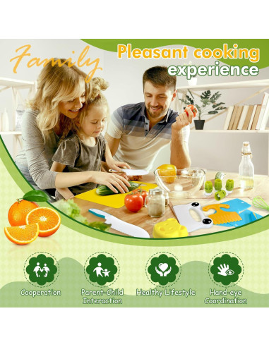 Conjunto de cuchillos para niños 17 piezas Chanking seguro