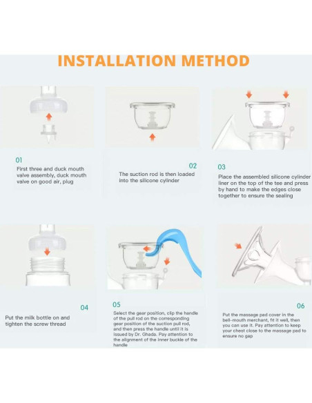 Bomba de Pecho Manual Elfzone - Silicona Ajustable 141g