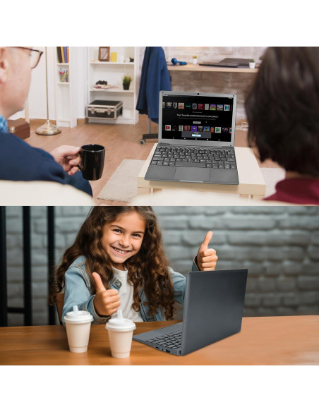 Mini Laptop HBESTORE 10.1" 8GB RAM 128GB SSD Gris Hierro