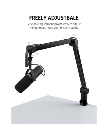 Brazo de Micrófono Blue Yeti Mejorado 1.72 kg Ajustable