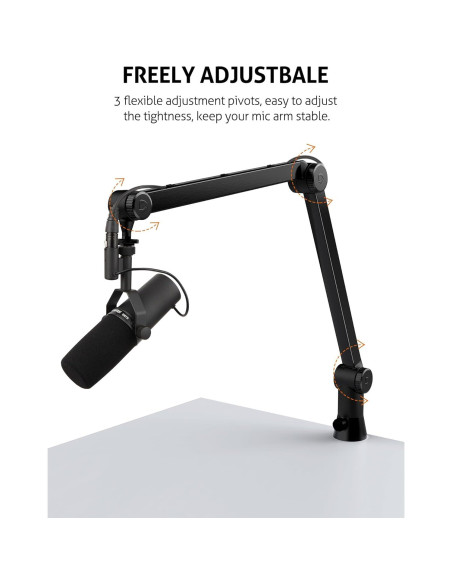 Brazo de Micrófono Blue Yeti Mejorado 1.72 kg Ajustable