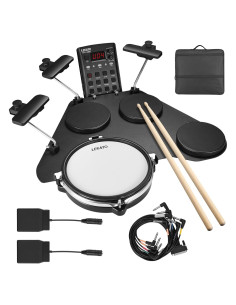 Batería Electrónica LEKATO CPD-1000 Portátil con 220 Sonidos