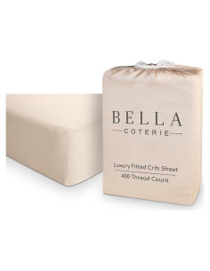 Sábana de Cuna Ajustable Bella Coterie Viscosa Bambú Orgánico