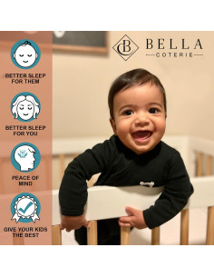 Sábana de Cuna Ajustable Bella Coterie Viscosa Bambú Orgánico 2