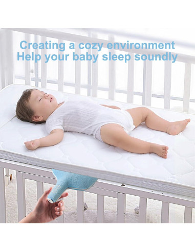 Acondicionador de Sueño para Bebés - Vibrante, 3 Intensidades, Carga Tipo-C