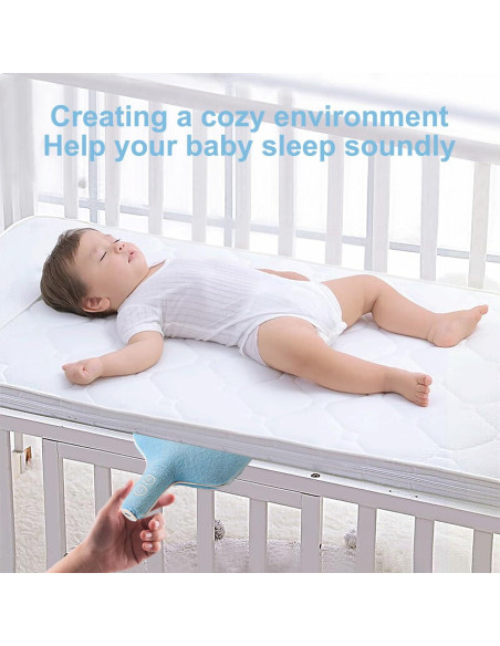 Acondicionador de Sueño para Bebés - Vibrante, 3 Intensidades, Carga Tipo-C