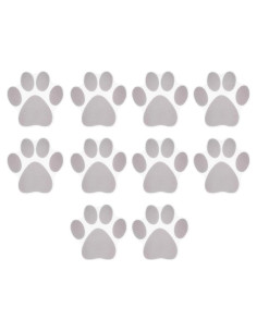 10 Pegatinas Antideslizantes para Baño TOPBATHY Gris 9x8.5cm