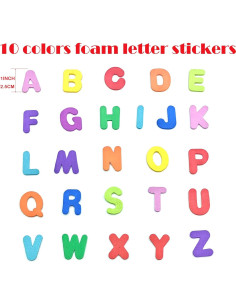 Calcomanías de Letras de Espuma IFKEGON 1040PCS 2.54CM A-Z 2