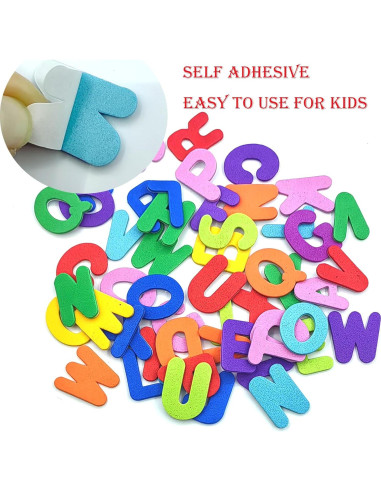 Calcomanías de Letras de Espuma IFKEGON 1040PCS 2.54CM A-Z