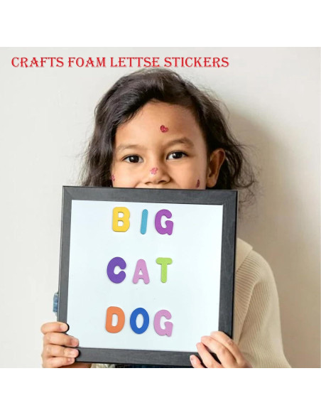 Calcomanías de Letras de Espuma IFKEGON 1040PCS 2.54CM A-Z