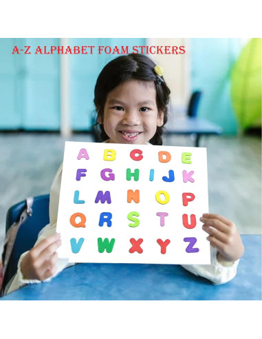 Calcomanías de Letras de Espuma IFKEGON 1040PCS 2.54CM A-Z