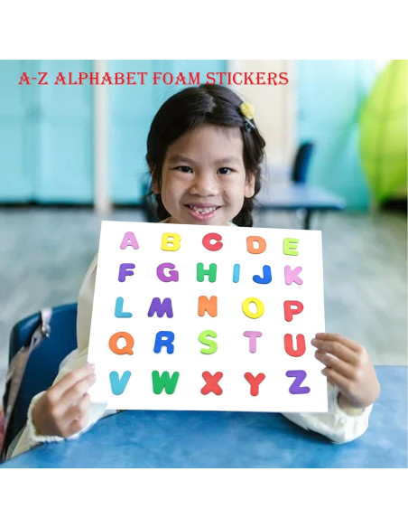 Calcomanías de Letras de Espuma IFKEGON 1040PCS 2.54CM A-Z