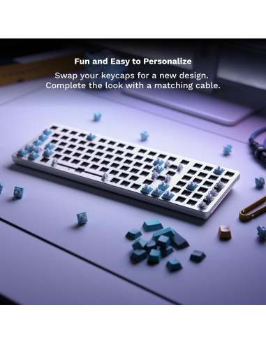 Teclado Mecánico Glorious GMMK 2 TKL Blanco RGB DIY