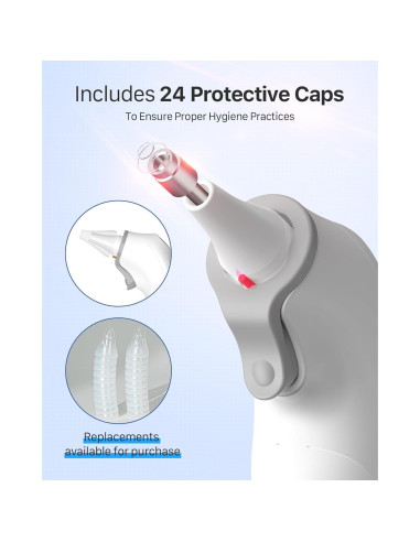 Termómetro de oído Femometer Family DET-1015, 30 memorias, 1s