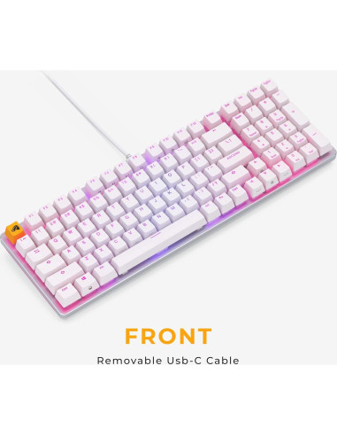 Teclado Mecánico Glorious GMMK 2 TKL Blanco RGB DIY