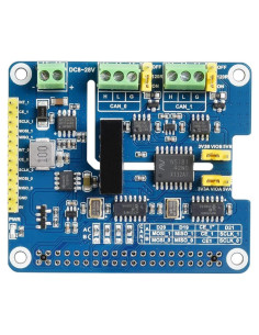 HAT 2-CH CAN FD Waveshare para Raspberry Pi, Aislado