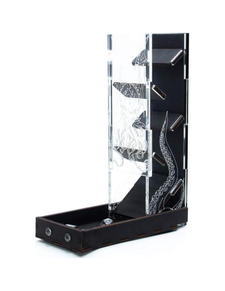 Torre de Dados C4Labs Cthulhu 28 cm para Juegos - Negro