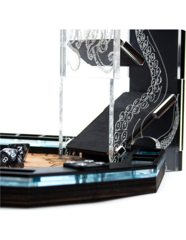 Torre de Dados C4Labs Cthulhu 28 cm para Juegos - Negro