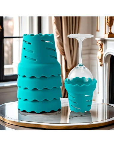 Soporte de Secado de Botellas LVLAMMAL - Silicona Doble Cara 4PCS