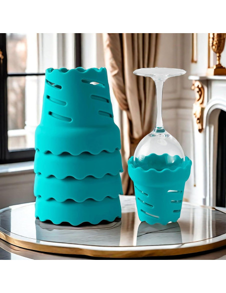 Soporte de Secado de Botellas LVLAMMAL - Silicona Doble Cara 4PCS