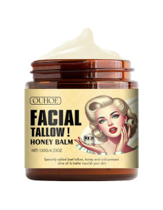 Bálsamo Hidratante Facial YJLYQF con Sebo y Miel 120g