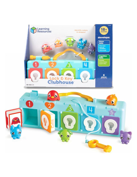 Juguete de Cerradura y Llave Learning Resources LER9807 - Actividades Montessori para Niños