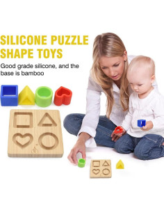 Juguete de Silicona Mi Pequeño Nugget - Puzzle Corazón 249g 2