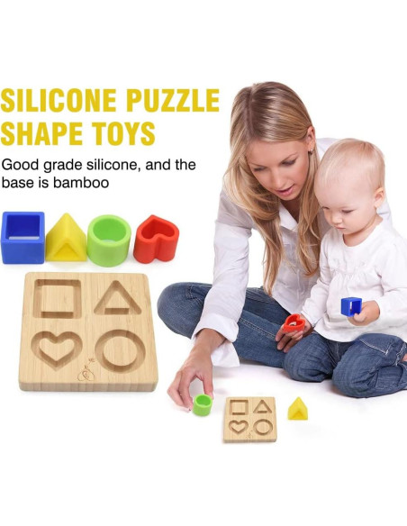 Juguete de Silicona Mi Pequeño Nugget - Puzzle Corazón 249g