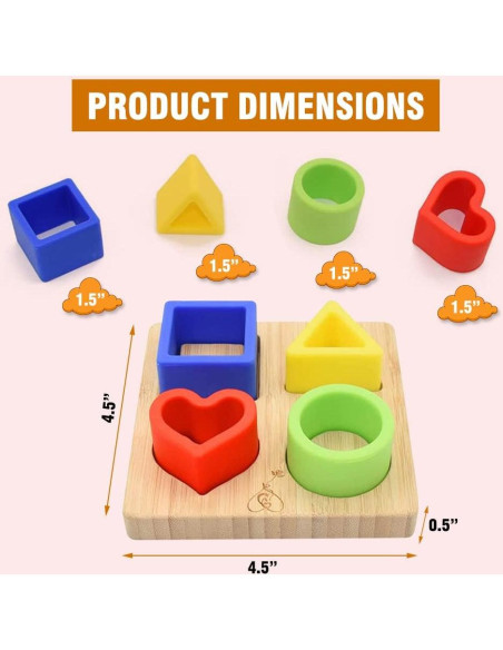 Juguete de Silicona Mi Pequeño Nugget - Puzzle Corazón 249g