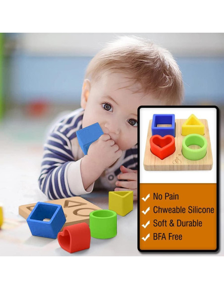 Juguete de Silicona Mi Pequeño Nugget - Puzzle Corazón 249g