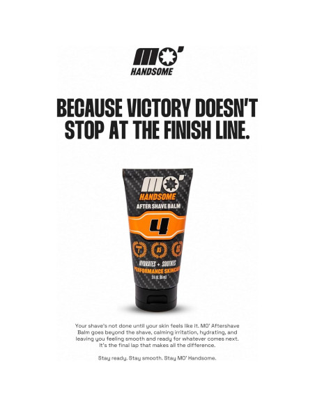 Bálsamo After Shave Mo' Handsome - Aloe Vera 102g - Hidratante y Calmante Bálsamo After Shave Mo' Handsome - Aloe Vera 102g - Hidratante y Calmante