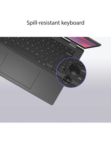 ASUS Chromebook CM14 14" HD Antirreflejo 4GB 64GB Gris