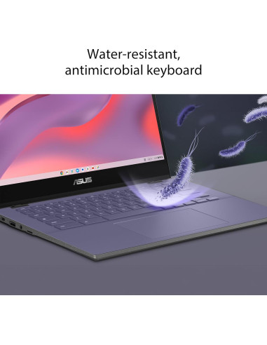 ASUS Chromebook CM14 14" HD Antirreflejo 4GB 64GB Gris