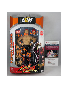 Figura Akuma Street Fighter Kenny Omega Auténtica JSA