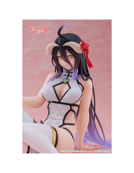Figura de Escritorio Taito Albedo Overlord Vestido Chino 27cm