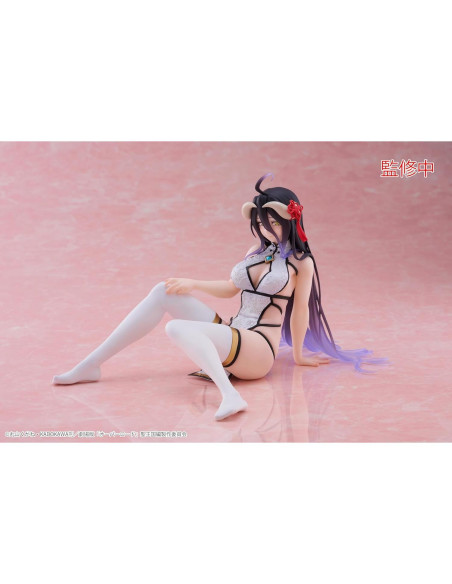 Figura de Escritorio Taito Albedo Overlord Vestido Chino 27cm