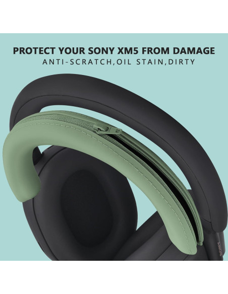 Funda de Silicona Verde Cactus para Auriculares Sony WH-1000XM5