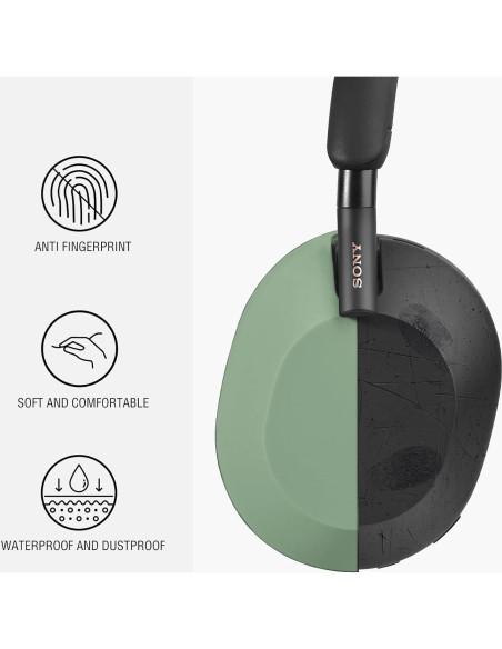 Funda de Silicona Verde Cactus para Auriculares Sony WH-1000XM5
