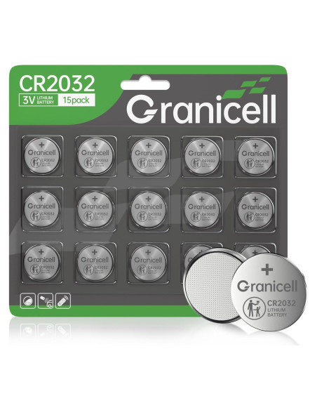 Batería de Litio CR2032 Granicell 3V para Dispositivos Inteligentes