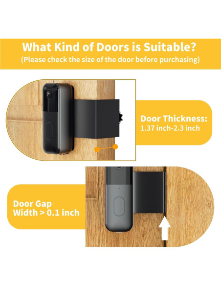 Soporte de timbre Blink 2 generación antirrobo sin perforaciones