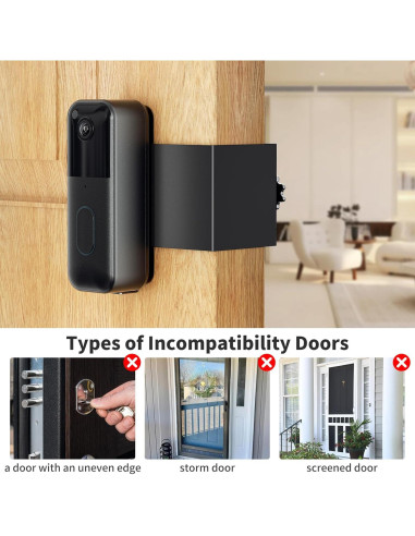 Soporte de timbre Blink 2 generación antirrobo sin perforaciones