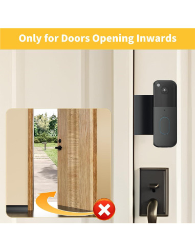 Soporte de timbre Blink 2 generación antirrobo sin perforaciones