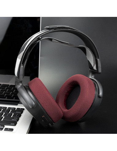 Almohadillas de Repuesto SOULWIT para SteelSeries Arctis 1-9 Pro - Burdeos