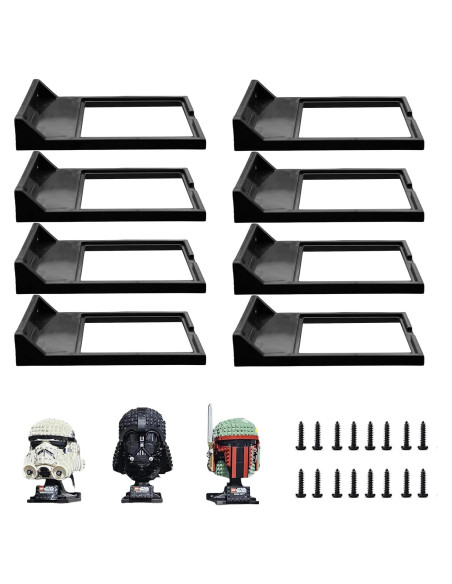 Estante exhibición Lego Star Wars 8 piezas montaje pared