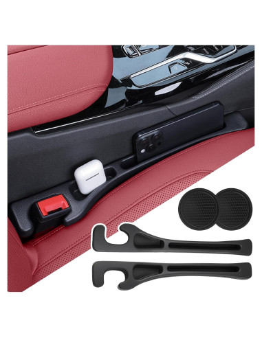 Relleno de Espacio para Asiento de Coche Carleef con Posavasos